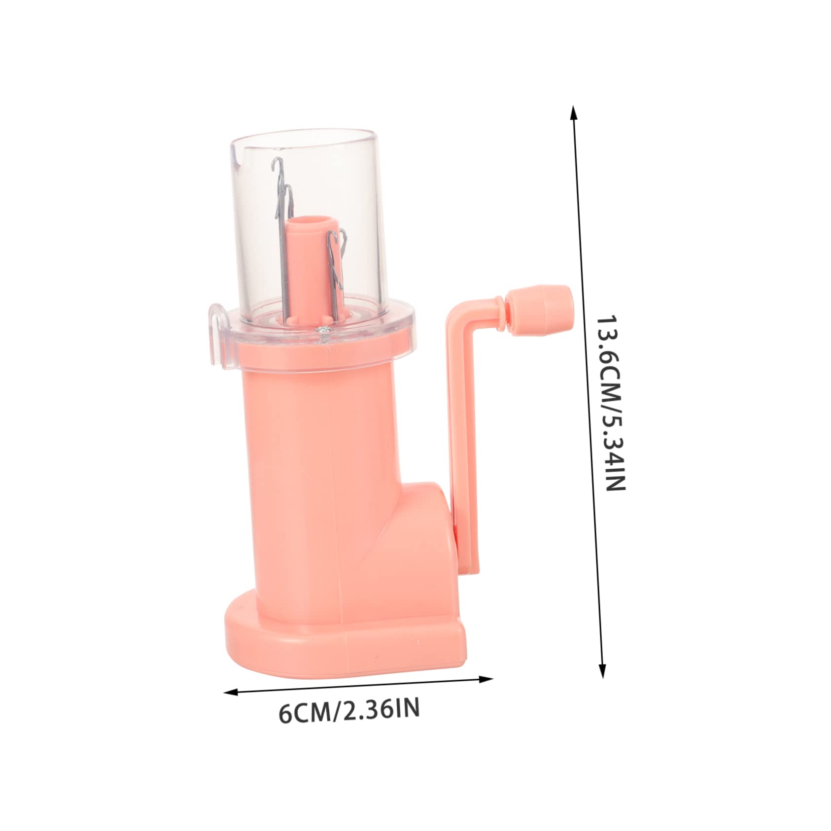 Tofficu Portable Hand Knitting Machine DIY Yarn Spinner for Bracelets Shawls and Creative Projects Handmade Weaving Tool