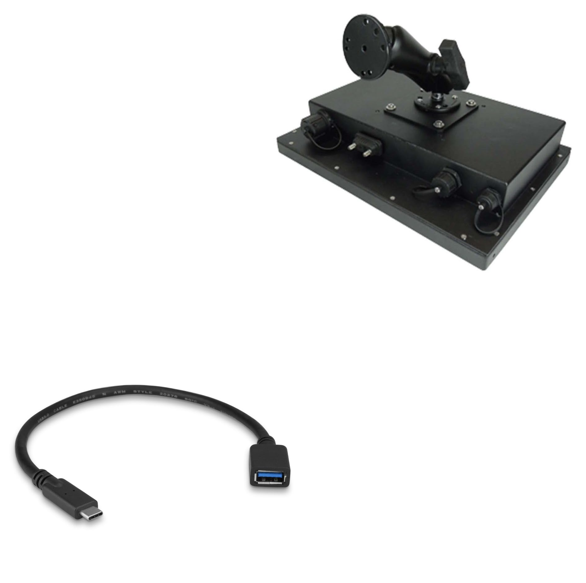 BoxWave Cable Compatible with Small PC SD120/ML - USB Expansion Adapter, Add USB Connected Hardware to Your Phone