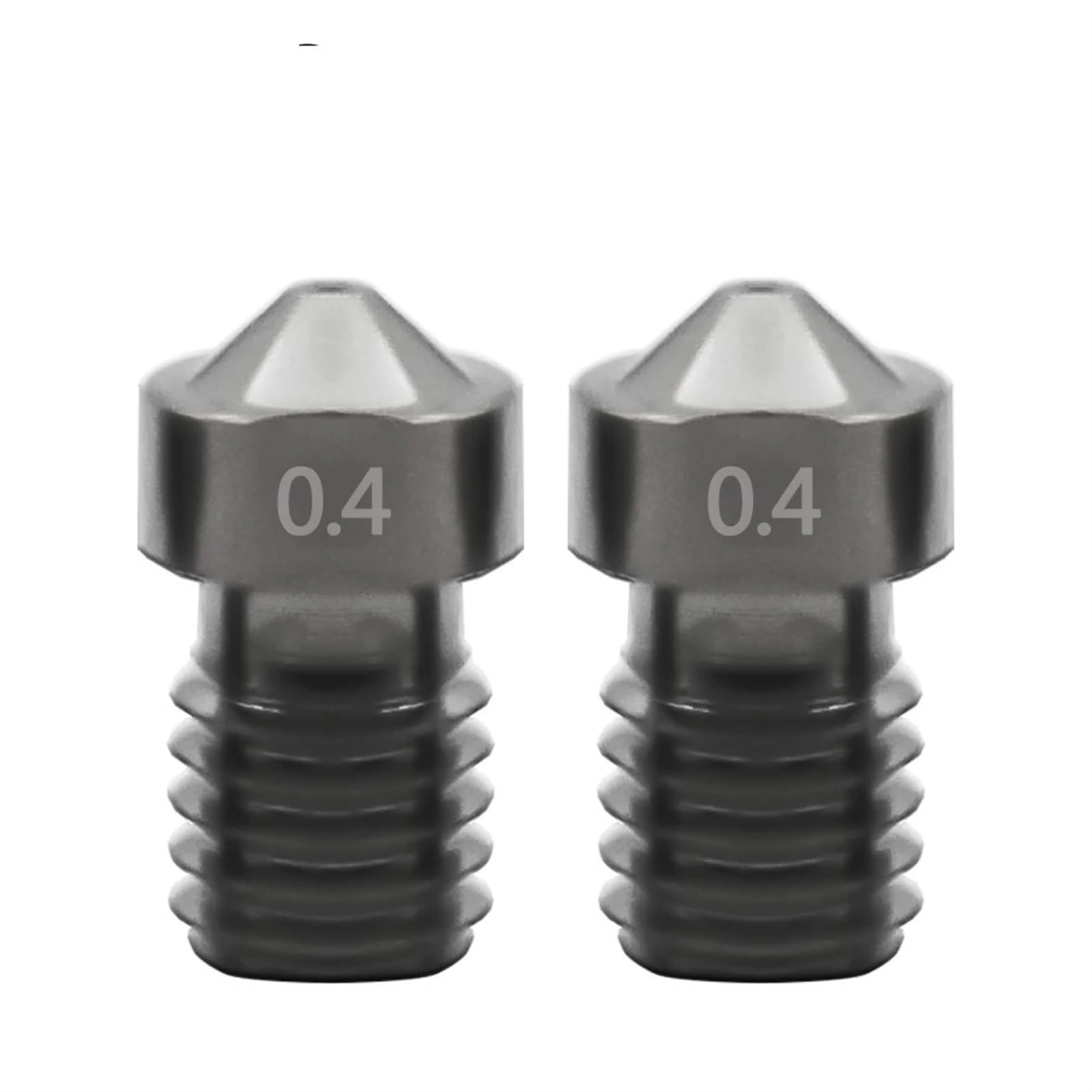 Gerrit 5/10 Stück/Los 3D-Druckerteile gehärteter Stahl Schneideisen Stahldüse 1,75 mm 0,2/0,3/0,4/0,5 mm für Drucker Ender3 V6 Hot End Prusa I3 (Farbe: 1,0 mm, Größe: 10 Stück)