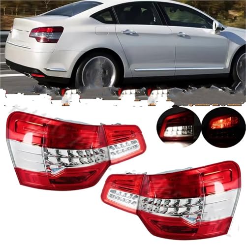 Cabochon feux arrière fissuré Citroën C5 solution ensemble feu stop clignotant - 2
