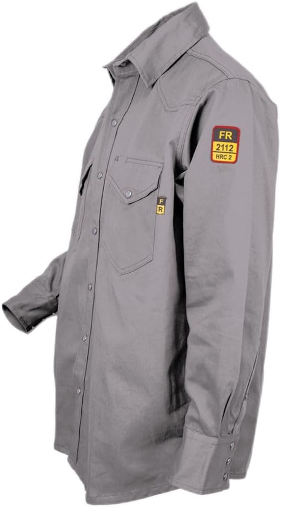 Just In Trend Flame Resistant Light Weight FR Shirt for Men - 88% Cotton, 12% Nylon, 7oz, NFPA 2112 - Image 11