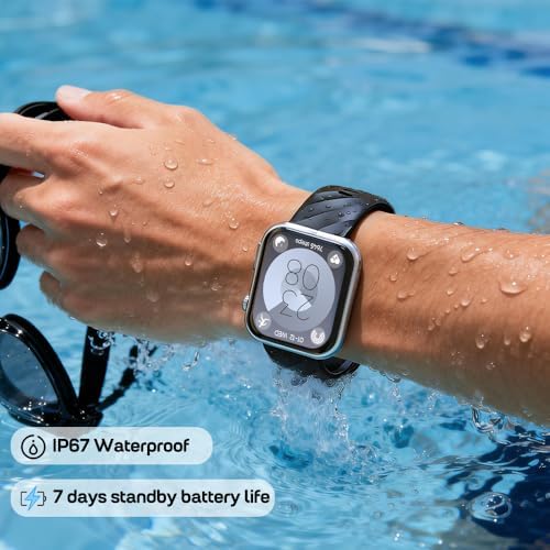 FITVII GT5 PRO MAX Smart Watch for Men Women (Answer & Make Calls), Fitness Tracker with 1.97" AMOLED Display, Heart Rate, Blood Pressure, Blood Oxygen Sleep & Stress Tracking, 100+ Sports Modes — view 5
