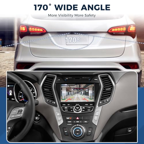 Image of Rearview Camera Backup Camera Fit for Hyundai Santa 2.0L 2.4L 2013-2016 | OE: 95760-2W000 95760-2W000-FFF 95760-2W300