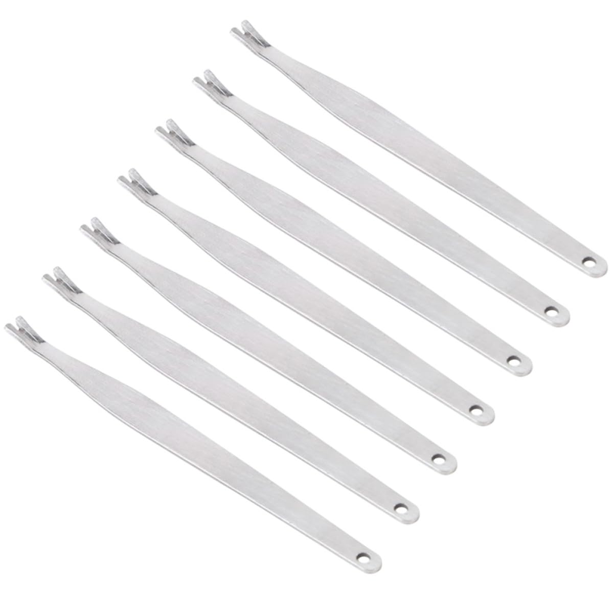 Didiseaon Essential Nail Manicure Tools 40pcs Stainless Steel Dead Skin Forks Cuticle Pusher for Home Salon Use