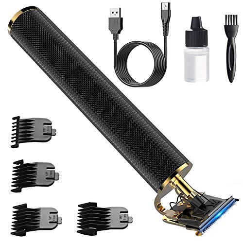 YOUKUKE Cortapelos para Hombres, Cortapelos Profesional Recargable con 4 Peines Guía, Recortador de Barba Inalámbrico Y Precisión Afeitadora Corporal para Pelo, Facial y Cabeza
