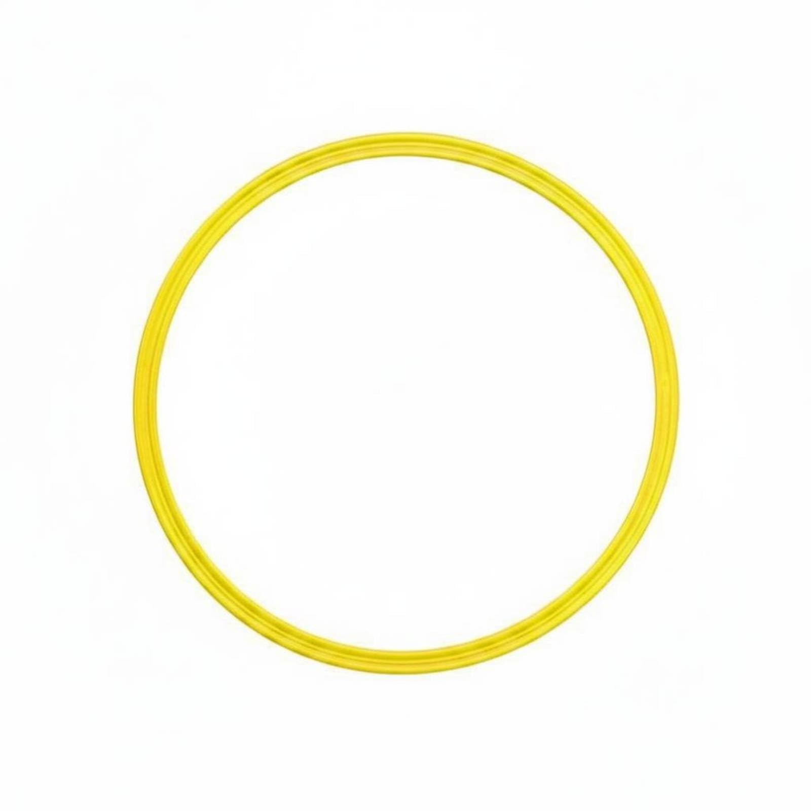 Indoor and Outdoor Use Agility Hoop Multi Color Bright Colors Speed Training Lightweight for Children, Toddlers, Kindergarten, Gym Class, Playground, Yellow | Pilates Rings Yoga &-picture-19