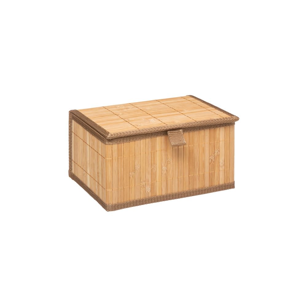 Boîtes en bambou naturel pour organiser la cuisine et le salon