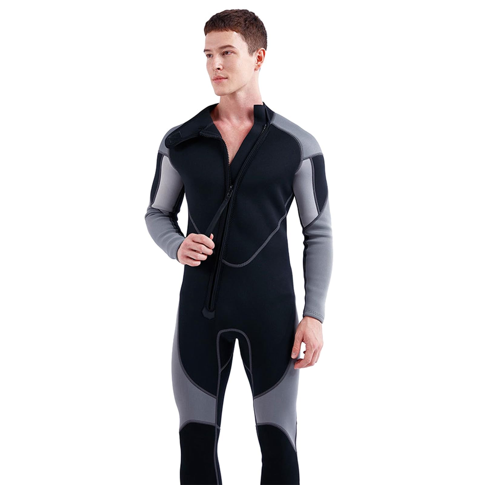 Kombinezon, Pianka Zimowa Męska z Piankami Pianki Kombinezon Piankowy dla Mężczyzn do Surfingu Nurkowanie Snorkeling Kajakarstwo Paddleboarding Sporty Wodne (XL)
