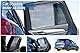 Satz Car Shades (Hintertüren) kompatibel mit BMW X3 (G01) 2017- & iX3 (G08) 2020- (4-teilig), Schwarz
