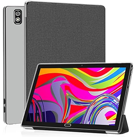 TOOTON Tablet Case for 10.1 inch, Full Protective Tablet Case, Anti-Slip Anti-Collision Leather Case with Stand, Compatible with TOOTON 10.1 Inch Tablet TT-10, Ultra Thin Lightweight Cover