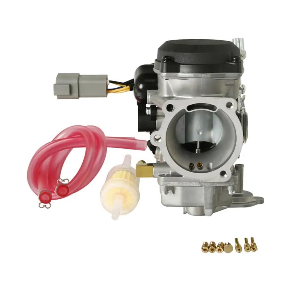Conjunto de carburador compatible con kit de limpieza de carbono para motocicletas de aluminio 500 2000-2009