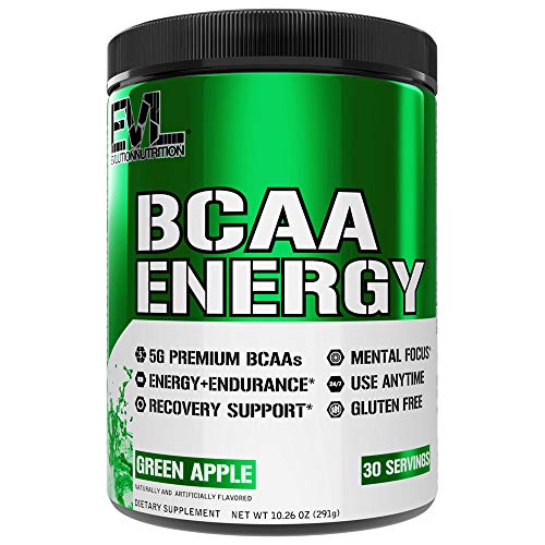 Evlution Nutrition BCAA Energy - Essential BCAA Amino Acids, Vitamin C, Natural Energizers