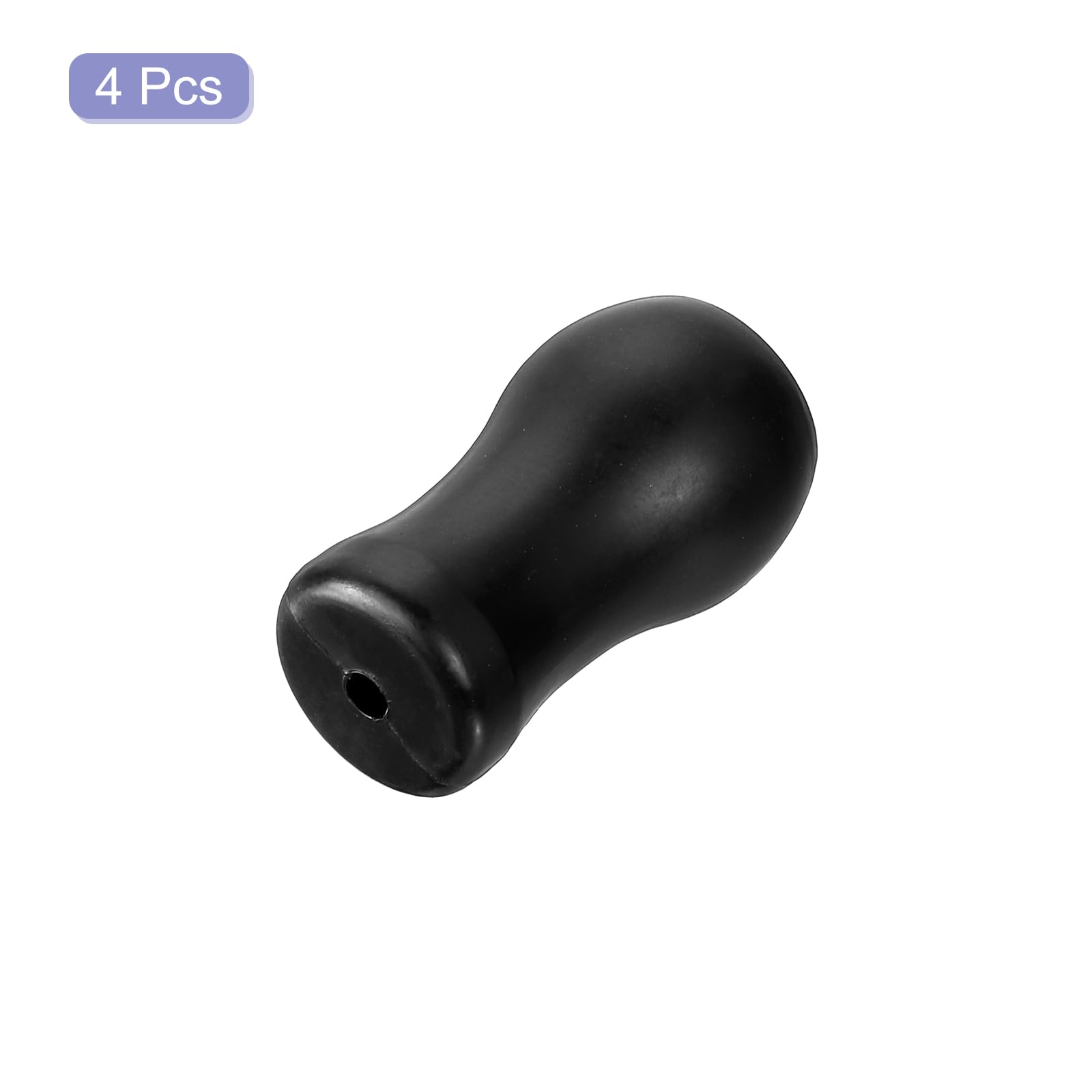 QUARKZMAN 8Pcs Pomi Per Cordini 30mm Nappe Per Tende Pomelli In Plastica Per Cordini Pendenti Finali Per Tende Oscuranti Persiane Avvolgibili Nero