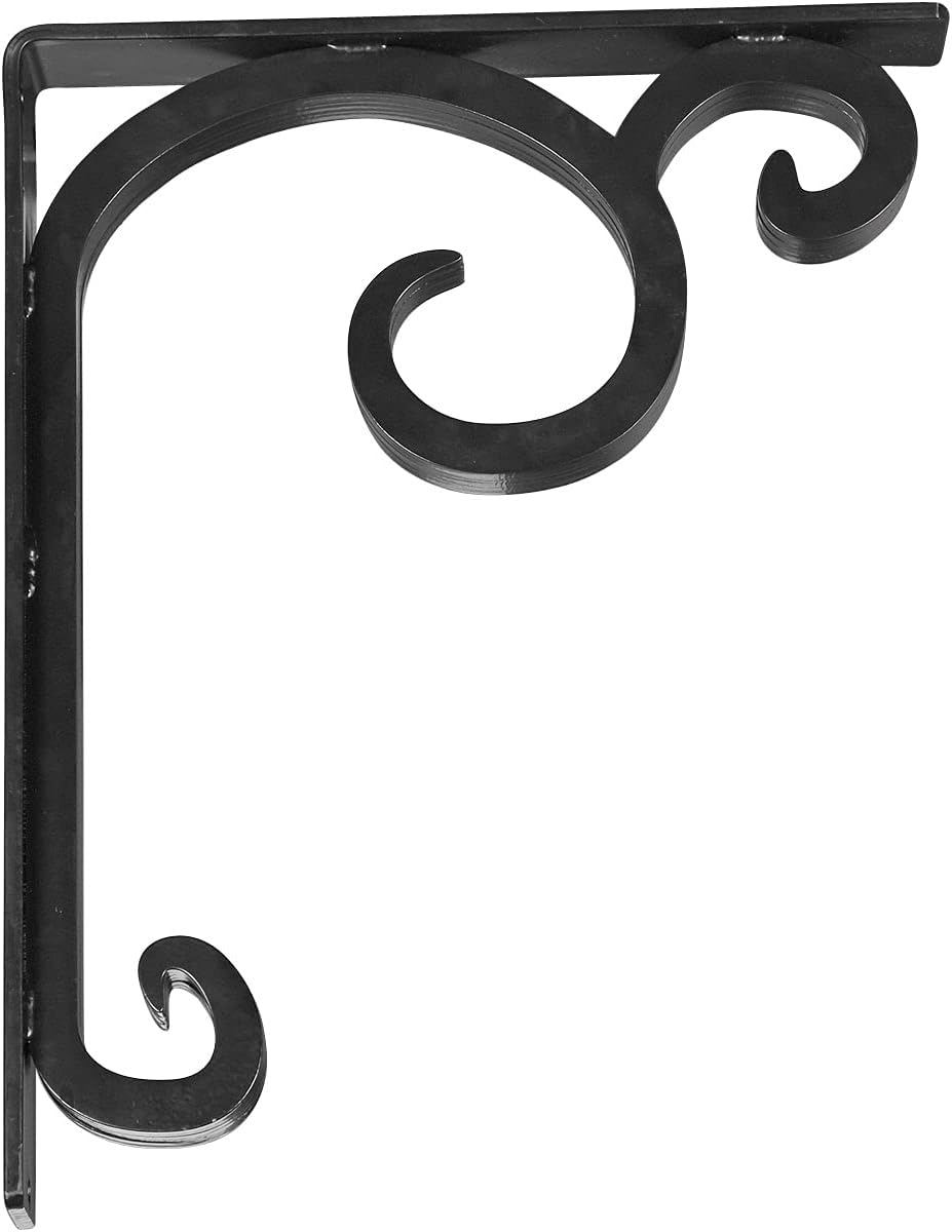 Ekena Millwork BKTM02X12X15TAT 2-Inch W x 12-Inch D x 15-Inch H Attica Triple, Wrought Iron Bracket