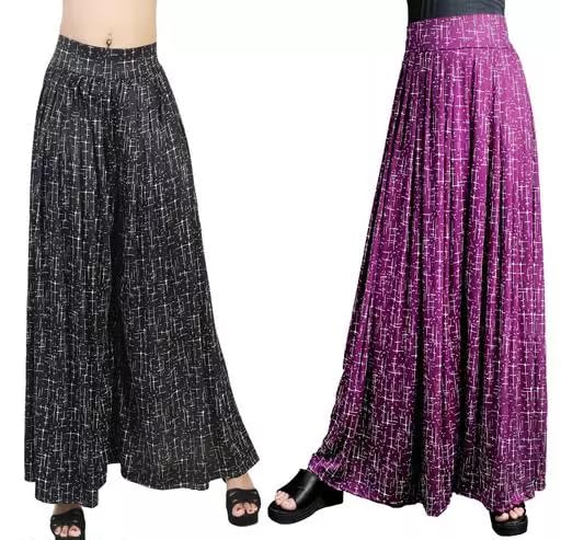Image of M.M. Textiles Women's Loose Fit Palazzo P01