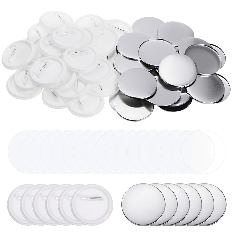 500 Sets Blanko-Anstecknadeln, Button-Maker-Teile, Materialzubehör, 25-mm-DIY-Knöpfe Pin Badge Maker
