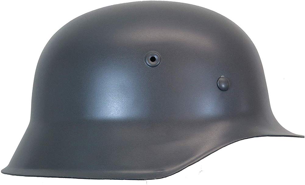 Amazon.co.jp: レザーライナー＆チンストラップ付き再現WW2ドイツ軍M35 