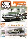 Auto World 64452 Muscle Wagons 1:64 19 1970 Car Kingswood Series B Green