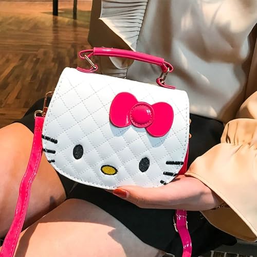 Cute White Cat Purse | Kawaii Crossbody Bag for Girls and Women | Adorable Kitty Wallet Handbag 5