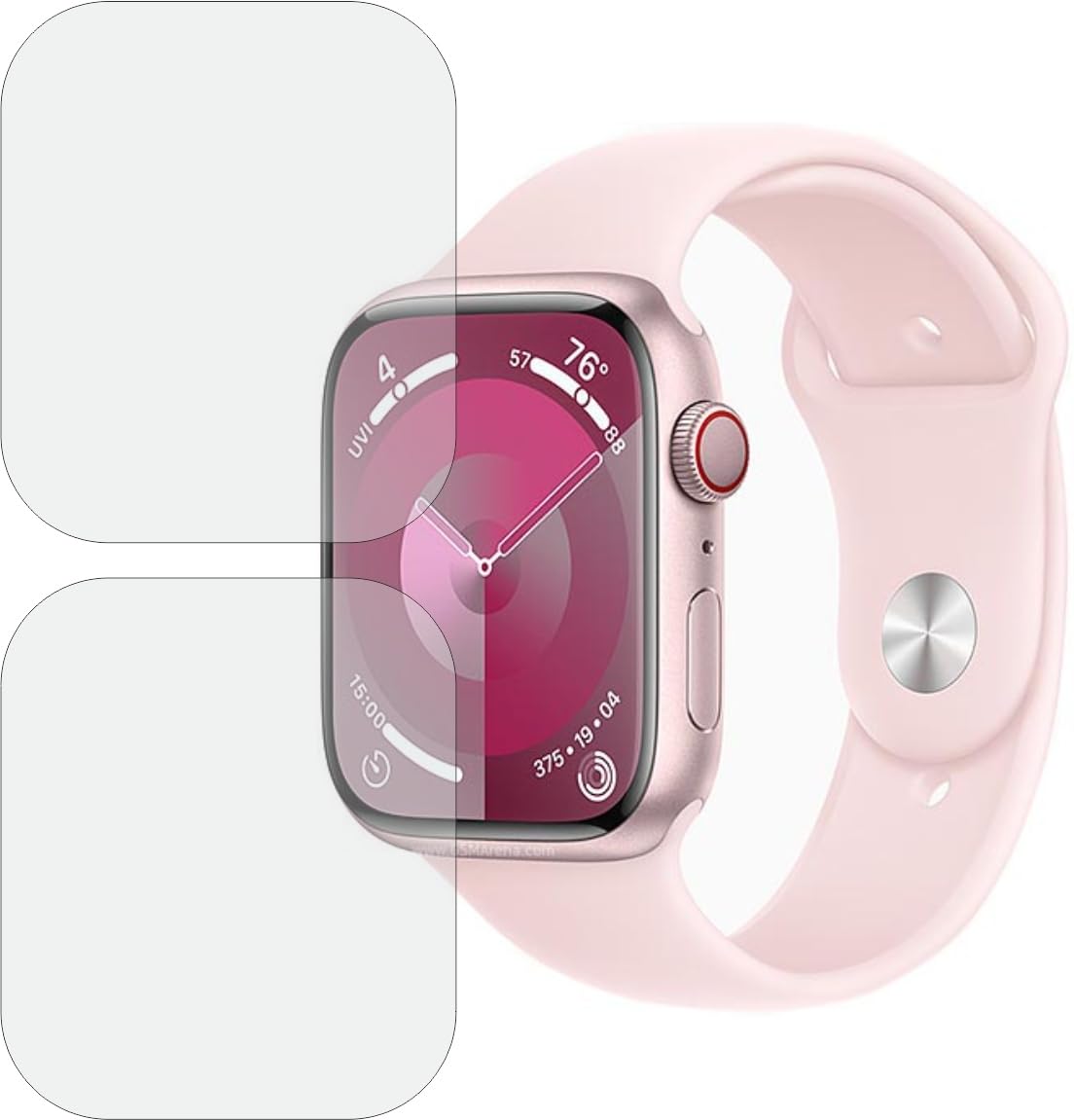 MOBLING Screen Protector Compatible With Apple Watch Series 9 Aluminum 41mm Gps Smartwatch, Full Coverage TPU Fiber Screen Guard not a Tempered Glass (Pack of 2) (B0CYWKV3LW) Amazon Price History, Amazon Price Tracker