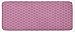 ABAKUHAUS vittoriano Tappeto da Cucina, Influenze Reale Rococò, Tappeto Decorativo in Peluche con Supporto Antiscivolo, 48 cm x 120 cm, Bambino Rosa e rosa appassita