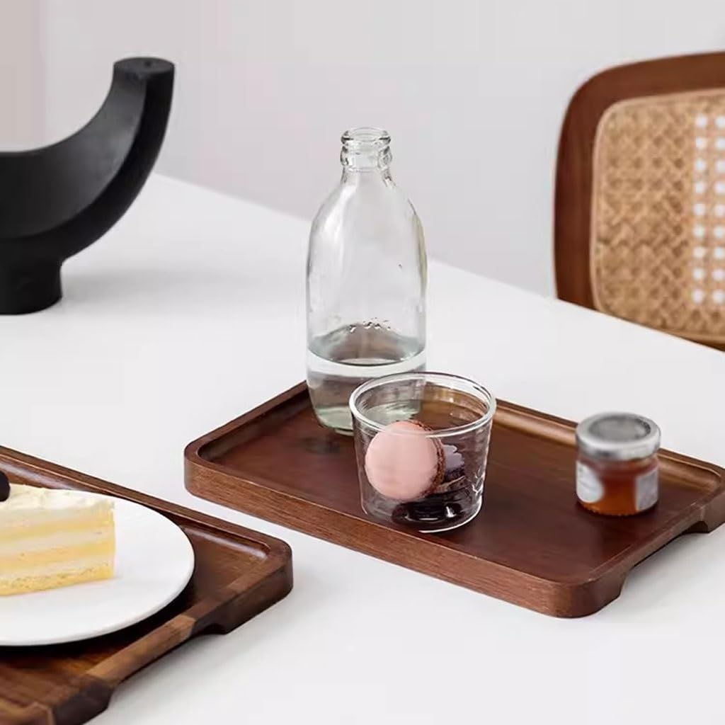 Bandejas Servir Comida Bandeja de té for el hogar, Bandeja for Aperitivos, Taza Agua for Frutas y, Almacenamiento for Tazas, Comida for Servicio Restaurante cafetería Mesa Cama | C