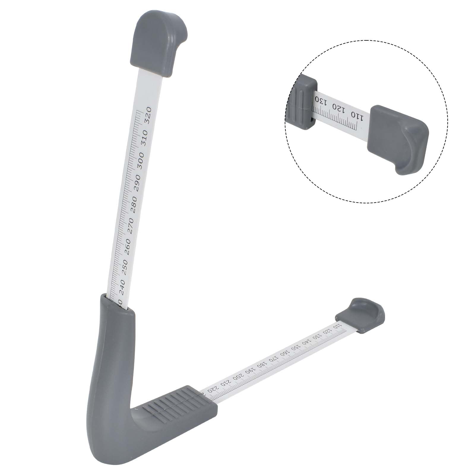 Appareil de Mesure de Chaussure Télescopique, Règle de Mesure du Pied de 110 à 320 mm, Mètre de Pied pour Mesurer la Pointure de Chaussure, Mesureur de Chaussures pour Enfants et Adultes Pieds