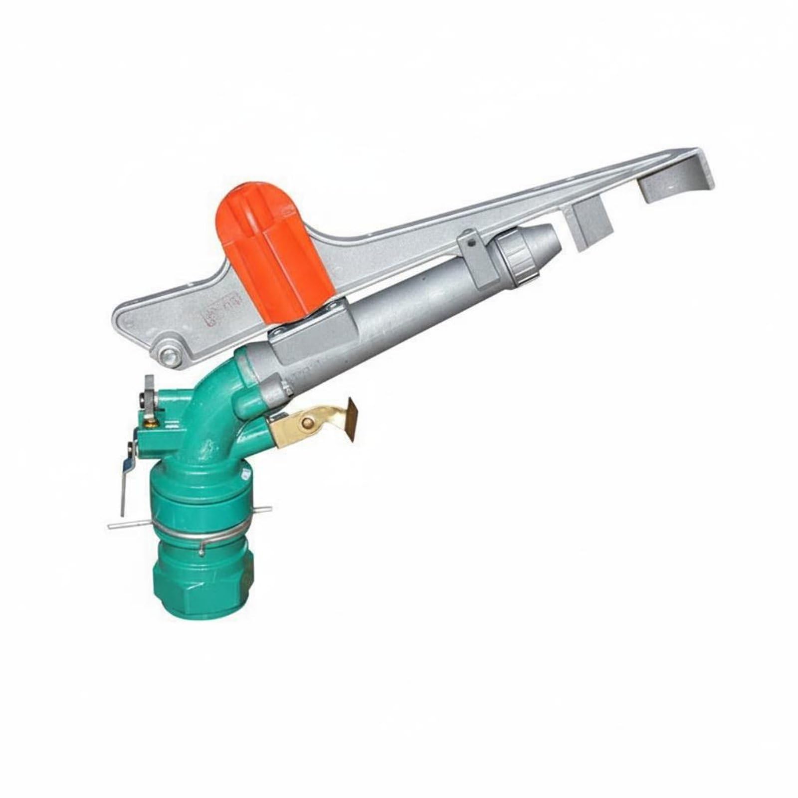 perfk Irrigatore da Giardino Irrigazione Spruzzatore Rotante Testina Sprinkler Getto Regolabile Corpo in Lega Alluminio Rame Durevole Copertura Ampia Adatto, Rame 2.5inch 50