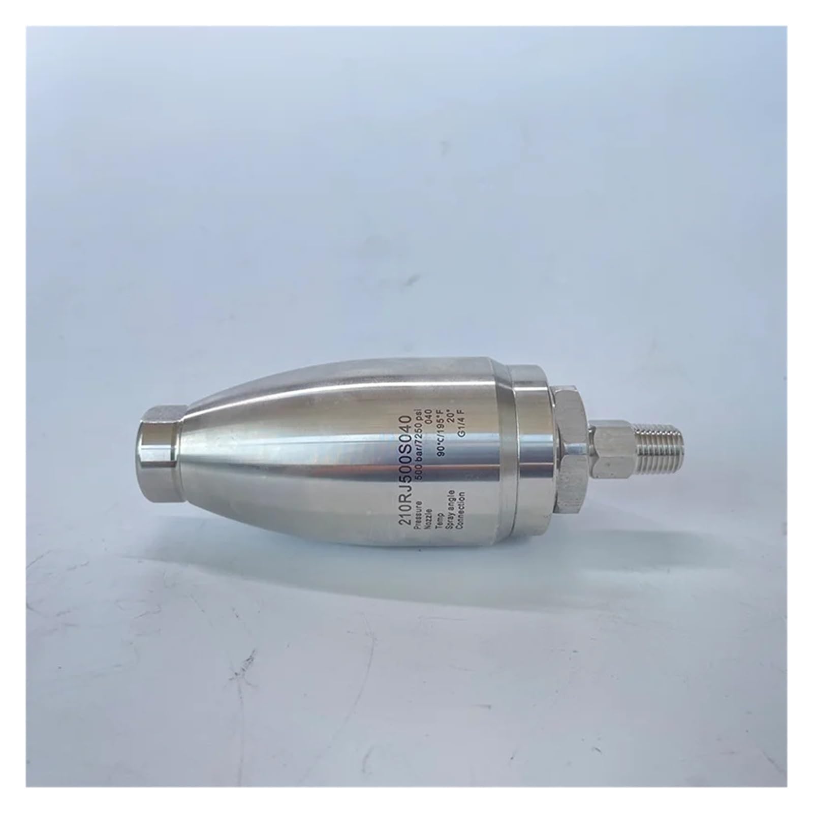 Conexión Rápida Con Boquilla Giratoria Turbo De Agua Con Núcleo De Acero De Tungsteno For Limpiar Agua Potable Boquillas