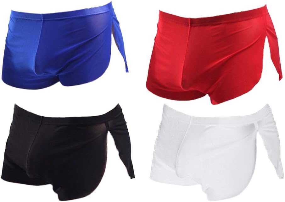 sandbank Mens Sexy Transparent Underwear Sheer Bikini Boxer Shorts Brief Panties