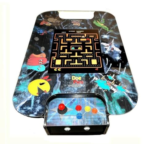 Doc and Pies 60-Game 2-Player Full Size Professional Arcade Machine with LCD Screen, USA-Made