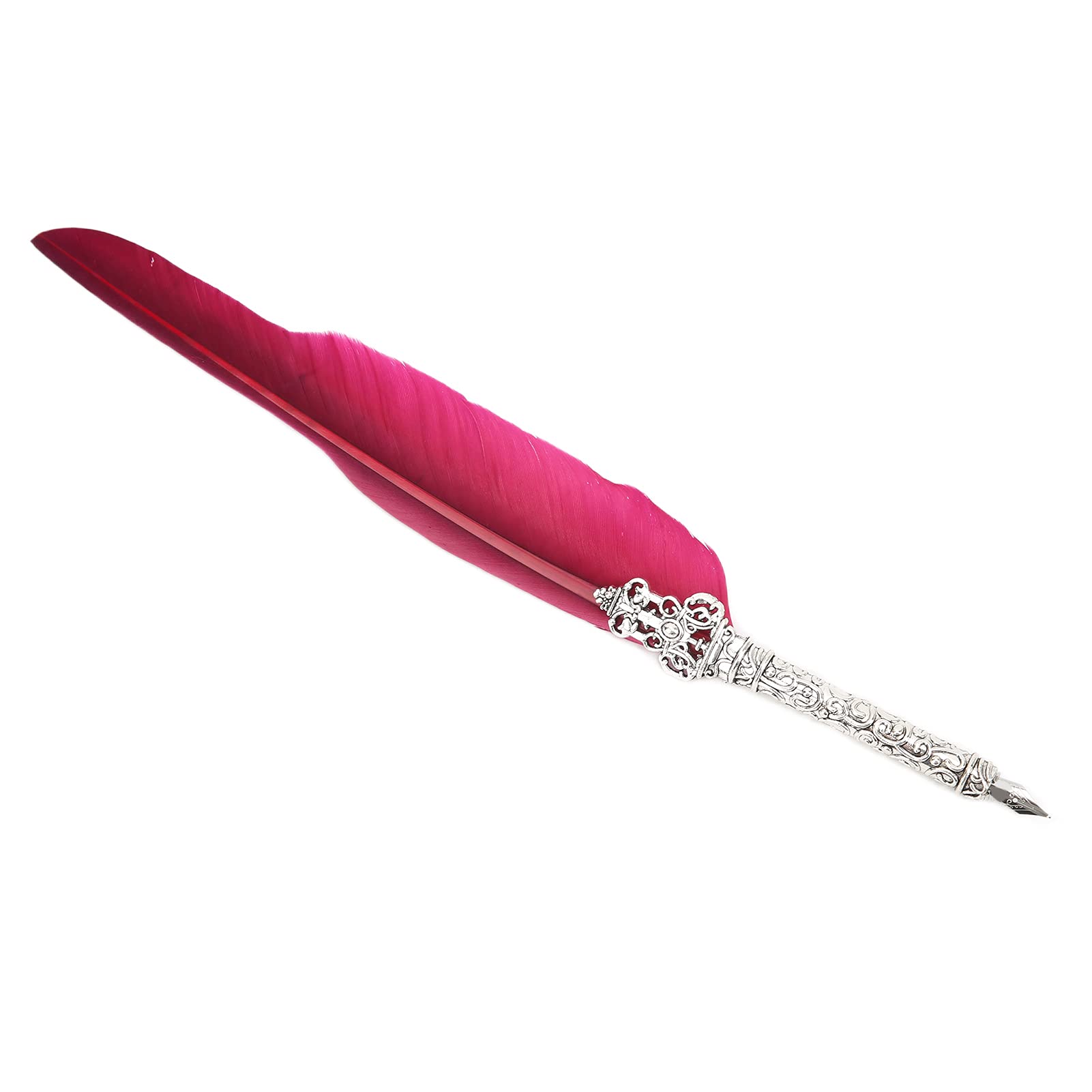 SFDPS038006 Lot de stylos à plume pour écriture lisse Style rétro SFDPS038006 Rouge vin