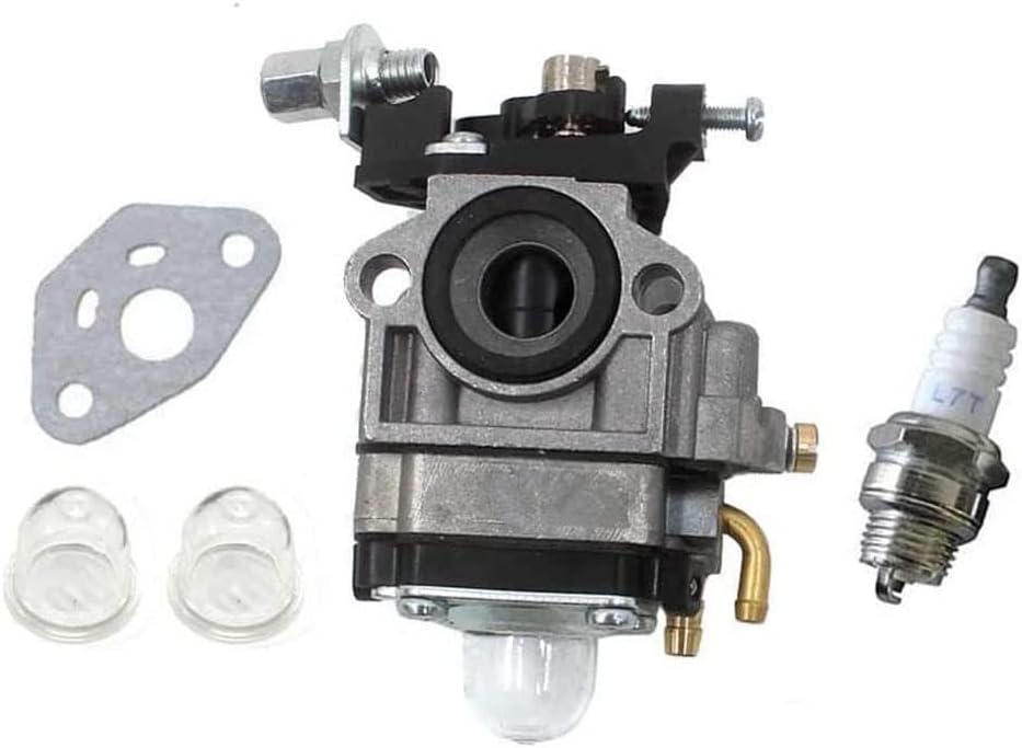 HURI Carburettor for Mac Allister Macallister MBCP254 MGTP254 MCBP254 123054025/1 Carburetor With Gasket Primer Bulb Spark Plug