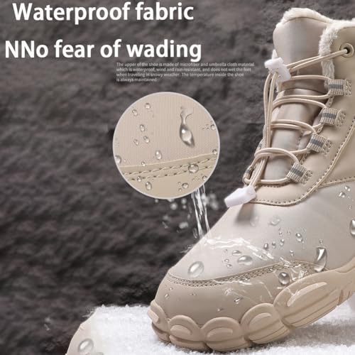 Winter Barefoot Shoes Women, Hike Winter Barefoot Shoes Women, 2026 New, Barefoot Shoes Men WomenWaterproof Wide Toe Box Boots3