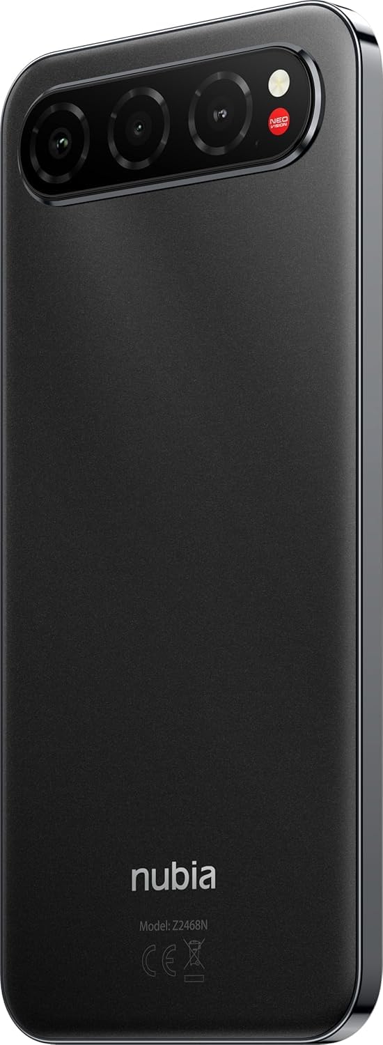 Smartphone 5G ultrasottile, Display AMOLED 6,78", 512 GB, RAM 8 GB, Tripla fotocamera AI 50MP, Batt. 5000mAh, resiste a acqua e polvere (IP68 & IP69), Titanimu Black