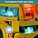 LocoLee LED Light Kit Compatible with Lego Bumblebee 10338 Transformer Robot - No Models Only Light, Creative Lighting Set Accessories Compatible with Lego Bumblebee 10338 Transformers Set