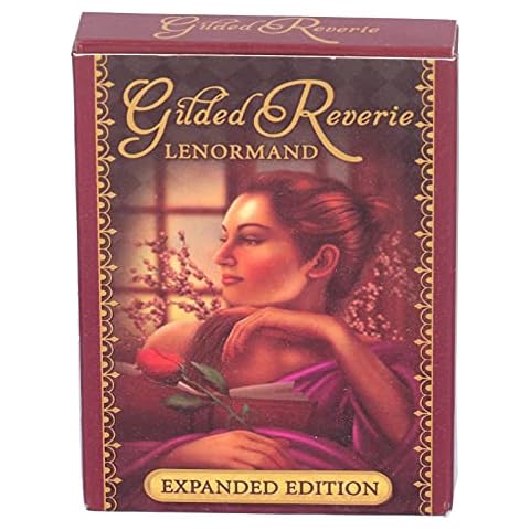 Haowecib Tarot Card, Lenormand Oracle Cards 47 Paper English Tarot Deck Cards Different Pattern Eco‑Friendly Mysterious Fortune Telling Cards Tarot Card Deck with Guidebook for Beginners Family Party Cover