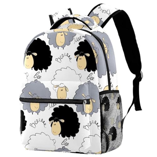 Sac à dos ordinateur voyage multicolore grand format pour homme et femme 29cm