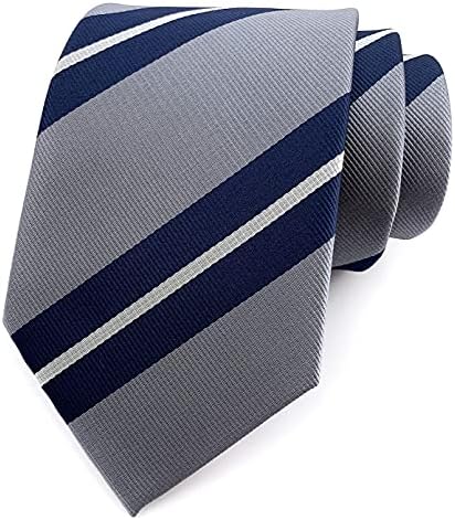 Secdtie Men's Modern Stripe Ties Woven Pattern Business Formal Designer Wedding Neckties
