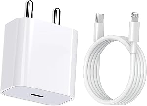 20W Original Charger&Cable Compatible with iPhone 14/14Plus/14Pro/14Promax 13/13Pro/13Promax 12/12Pro/12/11/X/Xr Series (White)