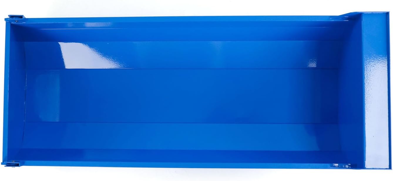 1/14 10X10 Metal U Shape High Bucket for RC Hydraulic Full Dump Truck 8X8 Cars for Adult Hobby(Blue)