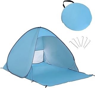 Dachzelt ， 3 Personen Familie Kuppelzelt Tent Automatisches FüR Trekking, Camping, Outdoor.