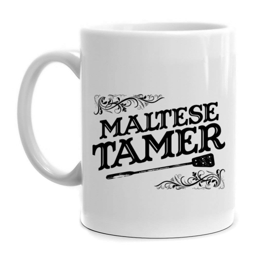 Coffee Mug 11 oz Ceramic Mug, Maltese Tamer Mug