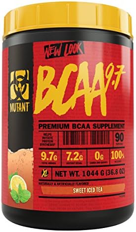 Mutant BCAA 9.7 Supplement BCAA Powder with Micronized Amino Energy Support Stack - 1044 g - Sweet Iced Tea
