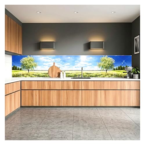 Dimex Küchenrückwand Folie selbstklebend Baum AUF Wiese | Klebefolie - Dekofolie - Spritzschutz für Küche | Made in EU - 350 cm x 60 cm