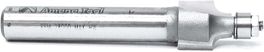 Blасk Frіdау Sаlе 2022 Amana Tool MR0110 Corner Rounding with Mini 3/16 Ball Bearing Guide 3/8-Inch Diameter, 3/32-Inch Radius, 1/4-Inch Shank, Carbide Tipped Router Bit