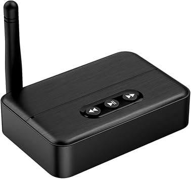 M60 NFC Bluetooth 5.4 Ses Al c s  Transmitter AUX & RCA Ba lant , Type-C G , USB den M zik  alma, Ara  & Ev Hoparl r/Amfi i in Kablosuz Ses Adapt r , Hi-Fi Stereo, 10m  ekim Mesafesi