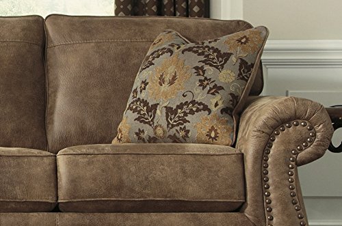 Furnituremaxx Larkinhurst Traditional Earth Color Faux Leather Sofa And Loveseat #TOP3