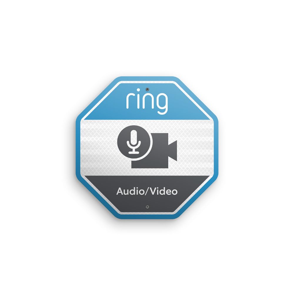 Ring Autocollant d'avertissement pour fenêtre