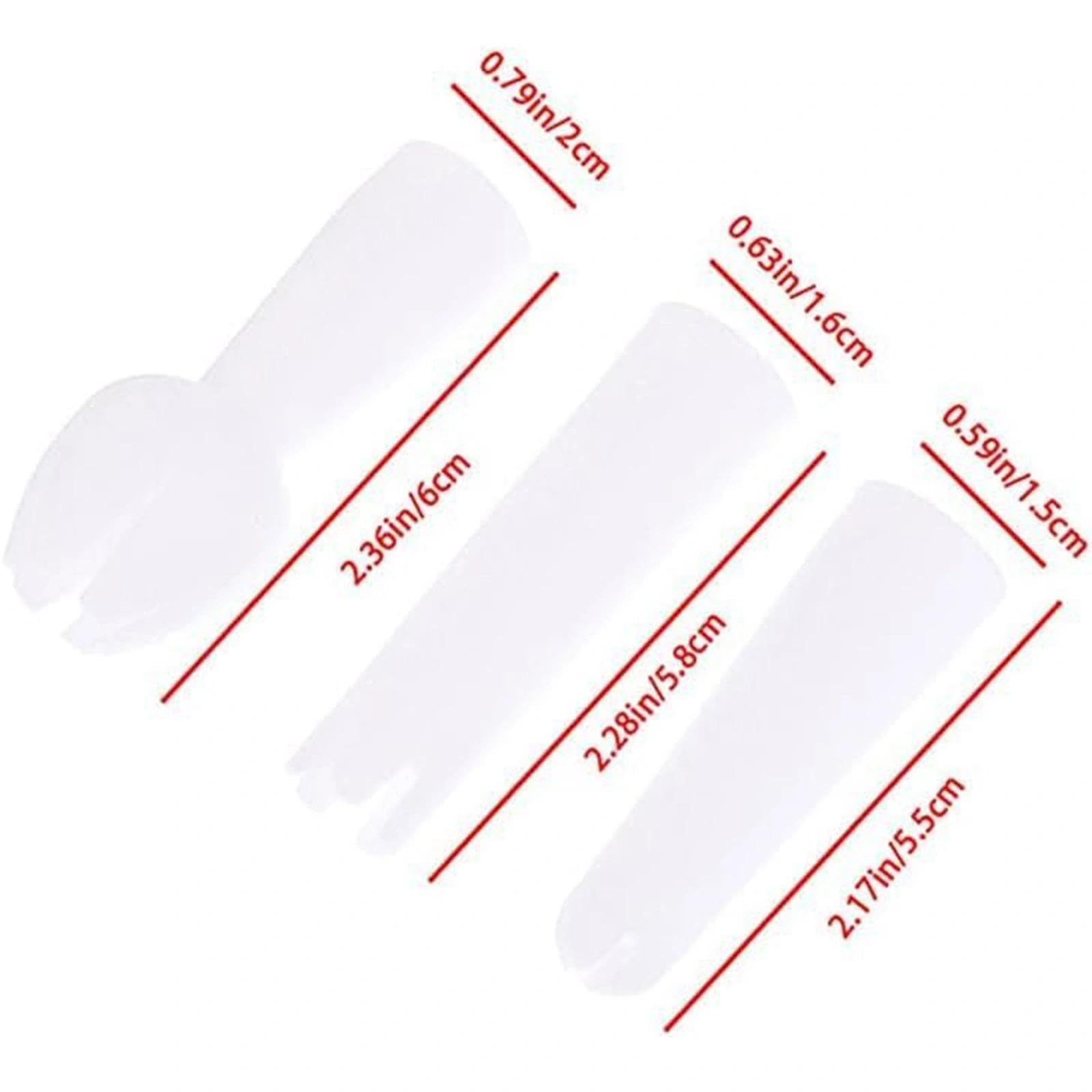 3 Pcs White Set Whip Cream Dispenser Head Whipped Nozzle Mounting Mouth Base Tips Dinning Bar Whip Cream Special Head Cream Chargers and Whippers Kitchen Utensils and Gadgets - Image 2